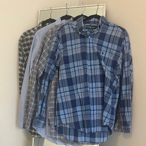 Polo Ralph Lauren Blue Plaid Casual Shirt